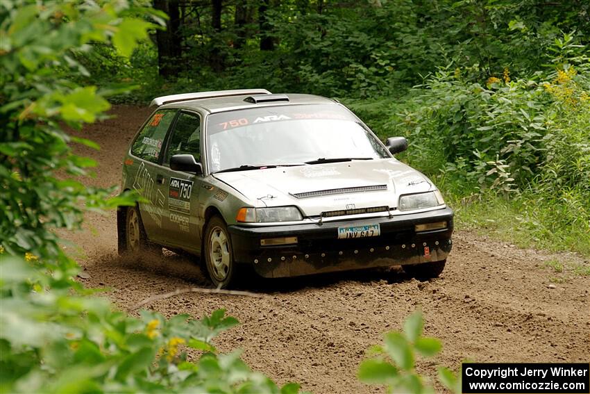 Nick Lyle / Kevin Dobrowolski Honda Civic Si on SS1, Crossroads I.