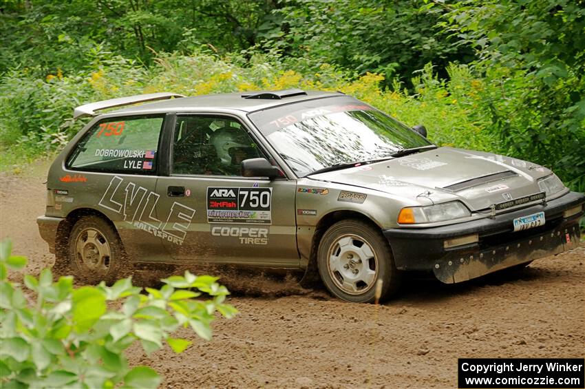 Nick Lyle / Kevin Dobrowolski Honda Civic Si on SS1, Crossroads I.