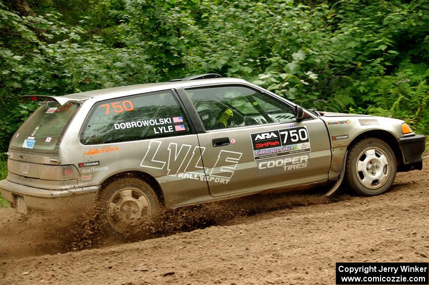 Nick Lyle / Kevin Dobrowolski Honda Civic Si on SS1, Crossroads I.