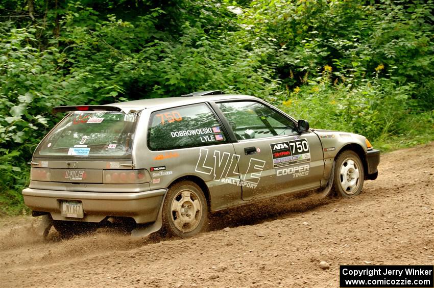 Nick Lyle / Kevin Dobrowolski Honda Civic Si on SS1, Crossroads I.