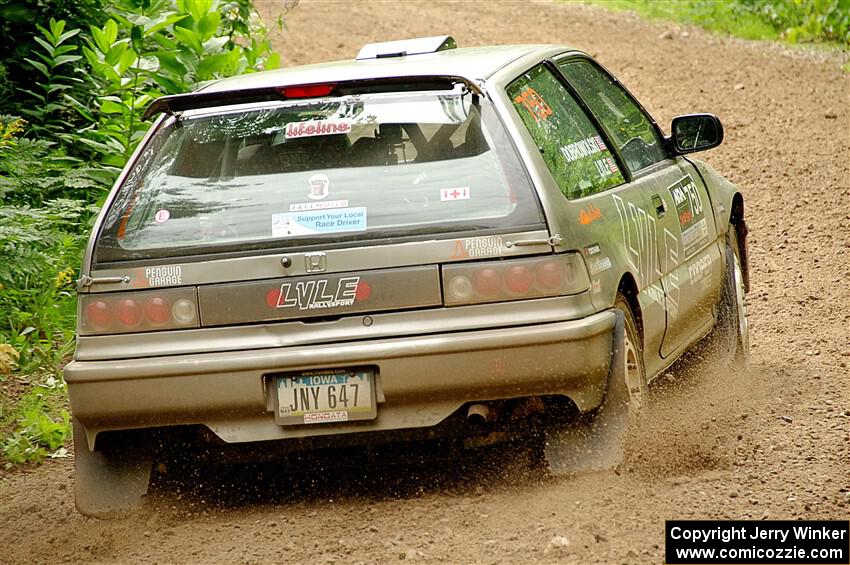 Nick Lyle / Kevin Dobrowolski Honda Civic Si on SS1, Crossroads I.