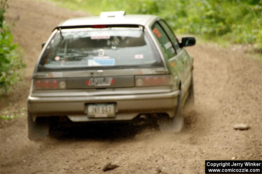 Nick Lyle / Kevin Dobrowolski Honda Civic Si on SS1, Crossroads I.