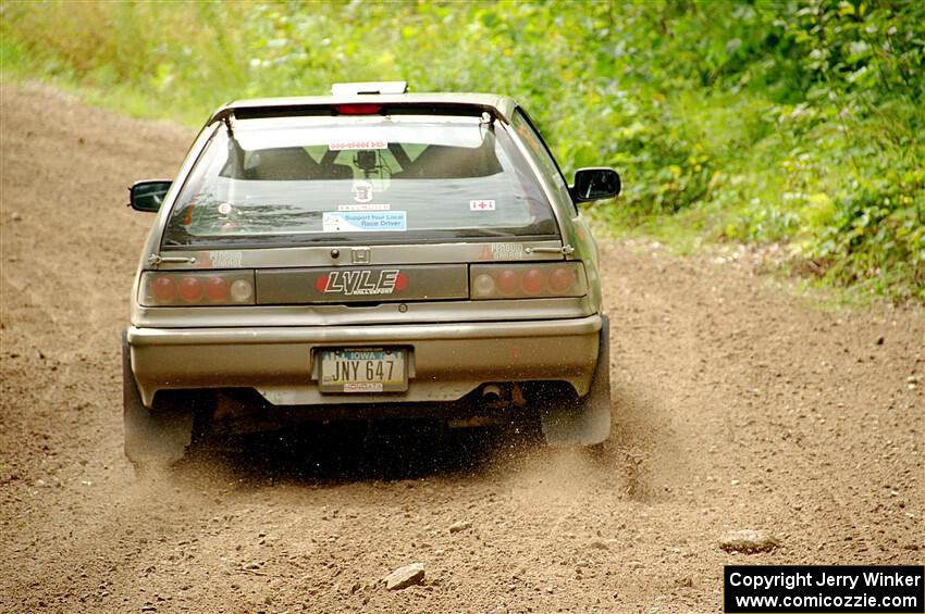 Nick Lyle / Kevin Dobrowolski Honda Civic Si on SS1, Crossroads I.