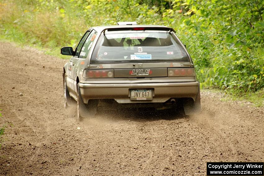 Nick Lyle / Kevin Dobrowolski Honda Civic Si on SS1, Crossroads I.