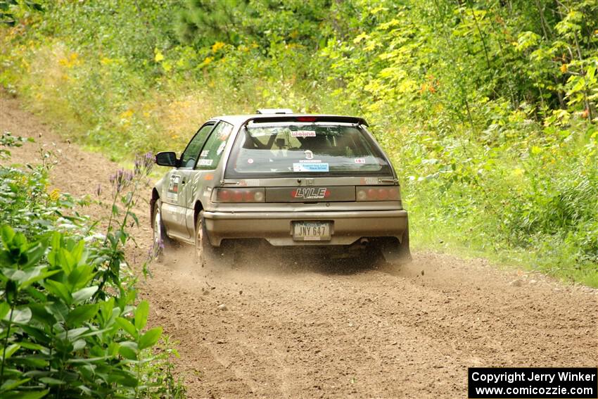 Nick Lyle / Kevin Dobrowolski Honda Civic Si on SS1, Crossroads I.