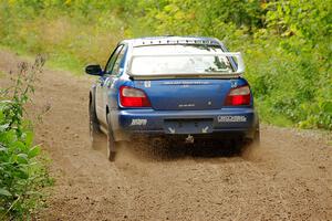 Kristen Tabor / Jan Tabor Subaru WRX on SS1, Crossroads I.