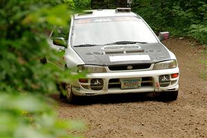 Aidan Hicks / John Hicks Subaru Impreza Wagon on SS1, Crossroads I.