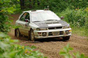 Aidan Hicks / John Hicks Subaru Impreza Wagon on SS1, Crossroads I.