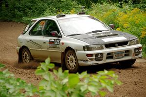 Aidan Hicks / John Hicks Subaru Impreza Wagon on SS1, Crossroads I.