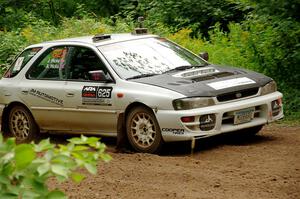 Aidan Hicks / John Hicks Subaru Impreza Wagon on SS1, Crossroads I.