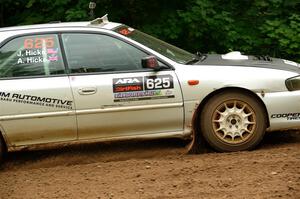 Aidan Hicks / John Hicks Subaru Impreza Wagon on SS1, Crossroads I.