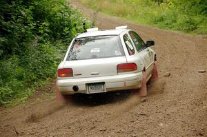 Aidan Hicks / John Hicks Subaru Impreza Wagon on SS1, Crossroads I.