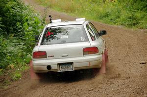 Aidan Hicks / John Hicks Subaru Impreza Wagon on SS1, Crossroads I.