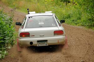 Aidan Hicks / John Hicks Subaru Impreza Wagon on SS1, Crossroads I.