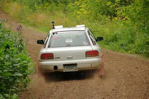 Aidan Hicks / John Hicks Subaru Impreza Wagon on SS1, Crossroads I.