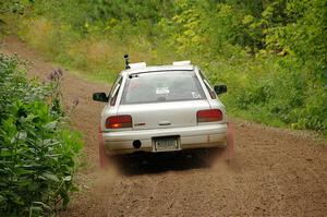 Aidan Hicks / John Hicks Subaru Impreza Wagon on SS1, Crossroads I.