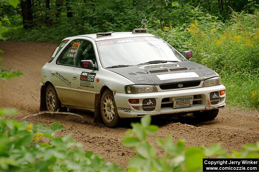 Aidan Hicks / John Hicks Subaru Impreza Wagon on SS1, Crossroads I.