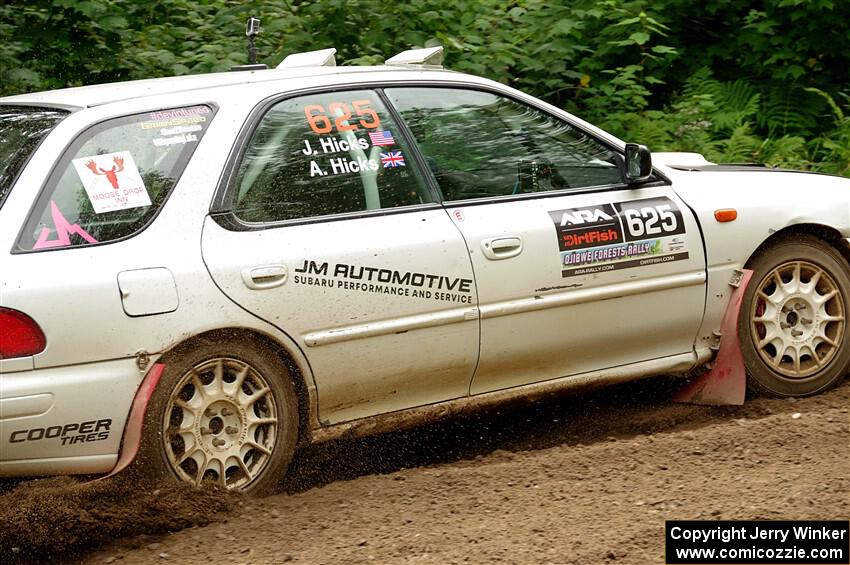 Aidan Hicks / John Hicks Subaru Impreza Wagon on SS1, Crossroads I.