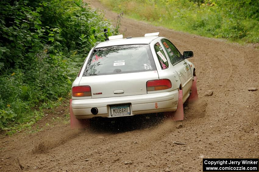 Aidan Hicks / John Hicks Subaru Impreza Wagon on SS1, Crossroads I.