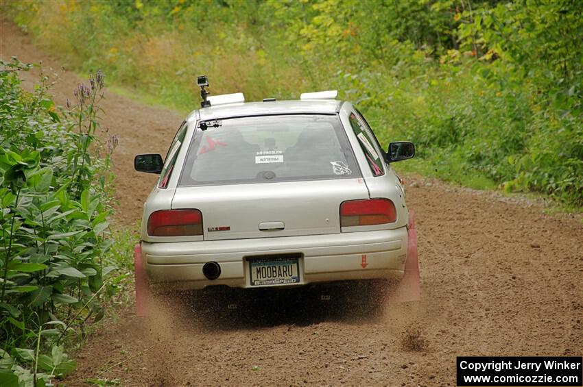 Aidan Hicks / John Hicks Subaru Impreza Wagon on SS1, Crossroads I.