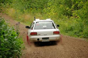 Aidan Hicks / John Hicks Subaru Impreza Wagon on SS1, Crossroads I.