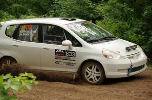 Nick Bukky / Bryce Proseus Honda Fit on SS1, Crossroads I.