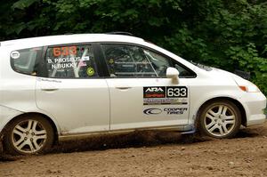 Nick Bukky / Bryce Proseus Honda Fit on SS1, Crossroads I.