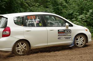 Nick Bukky / Bryce Proseus Honda Fit on SS1, Crossroads I.