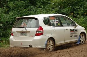 Nick Bukky / Bryce Proseus Honda Fit on SS1, Crossroads I.