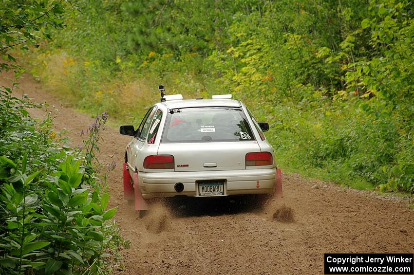 Aidan Hicks / John Hicks Subaru Impreza Wagon on SS1, Crossroads I.