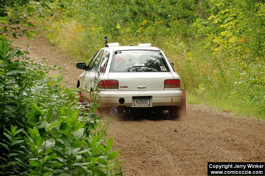 Aidan Hicks / John Hicks Subaru Impreza Wagon on SS1, Crossroads I.