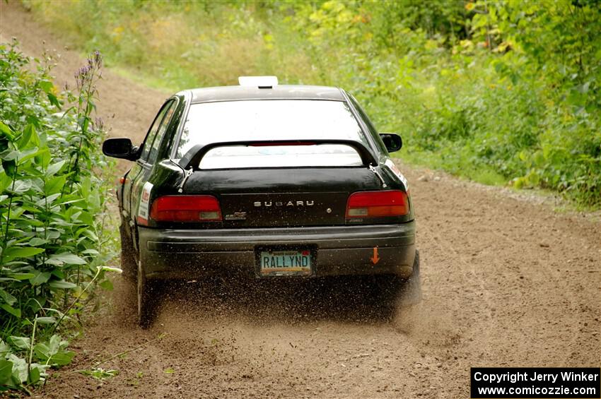 Kristian Rue / Mark Rue Subaru Impreza 2.5RS on SS1, Crossroads I.