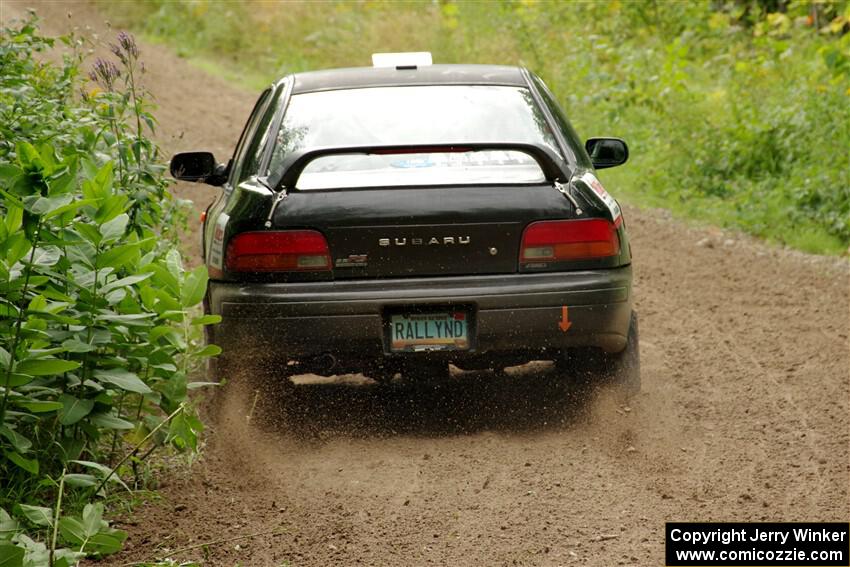 Kristian Rue / Mark Rue Subaru Impreza 2.5RS on SS1, Crossroads I.