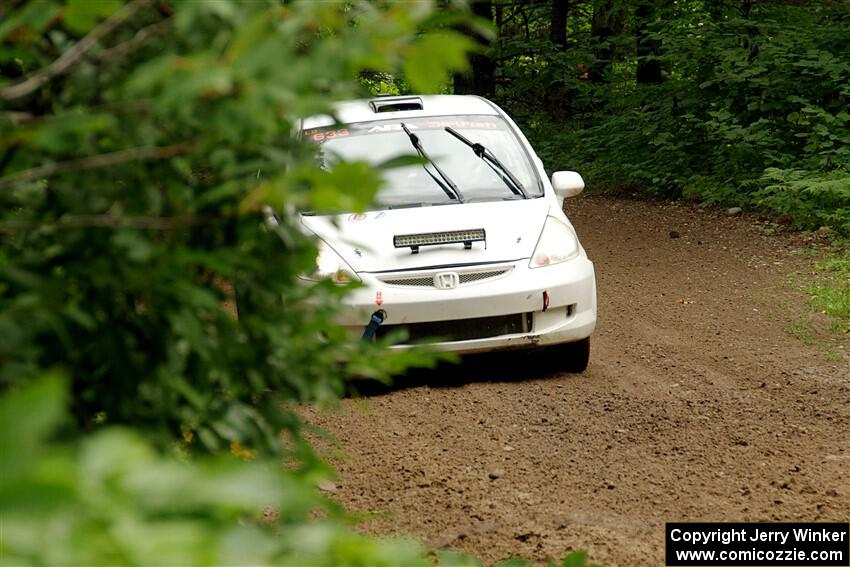 Nick Bukky / Bryce Proseus Honda Fit on SS1, Crossroads I.