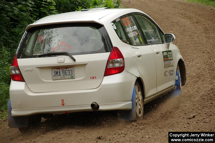 Nick Bukky / Bryce Proseus Honda Fit on SS1, Crossroads I.