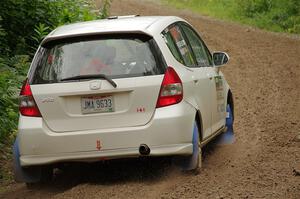 Nick Bukky / Bryce Proseus Honda Fit on SS1, Crossroads I.