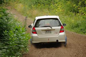 Nick Bukky / Bryce Proseus Honda Fit on SS1, Crossroads I.