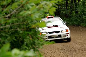 Richard Donovan / Greg Donovan Subaru Impreza on SS1, Crossroads I.