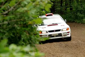 Richard Donovan / Greg Donovan Subaru Impreza on SS1, Crossroads I.