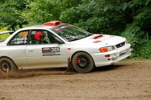 Richard Donovan / Greg Donovan Subaru Impreza on SS1, Crossroads I.