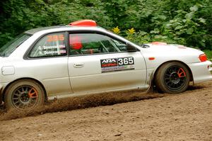 Richard Donovan / Greg Donovan Subaru Impreza on SS1, Crossroads I.