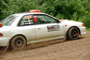 Richard Donovan / Greg Donovan Subaru Impreza on SS1, Crossroads I.