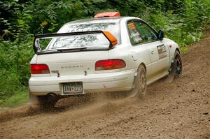 Richard Donovan / Greg Donovan Subaru Impreza on SS1, Crossroads I.