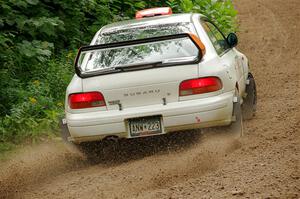 Richard Donovan / Greg Donovan Subaru Impreza on SS1, Crossroads I.