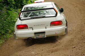 Richard Donovan / Greg Donovan Subaru Impreza on SS1, Crossroads I.