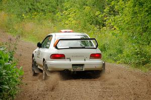 Richard Donovan / Greg Donovan Subaru Impreza on SS1, Crossroads I.