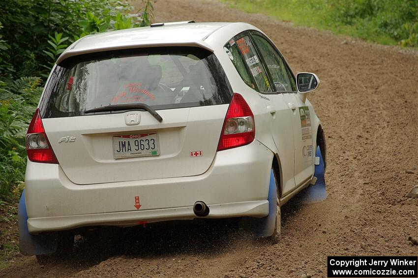 Nick Bukky / Bryce Proseus Honda Fit on SS1, Crossroads I.