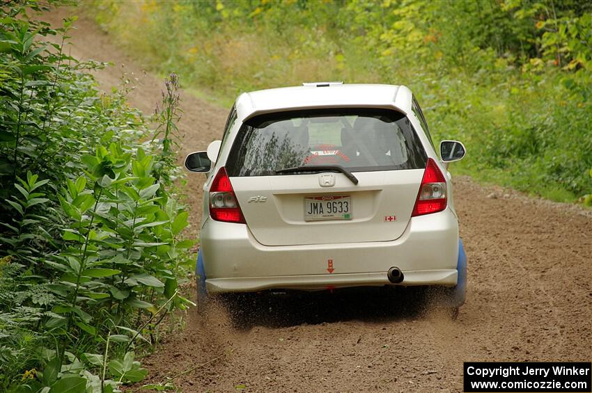 Nick Bukky / Bryce Proseus Honda Fit on SS1, Crossroads I.