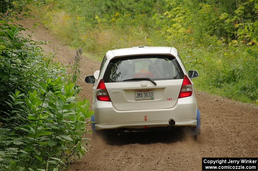 Nick Bukky / Bryce Proseus Honda Fit on SS1, Crossroads I.