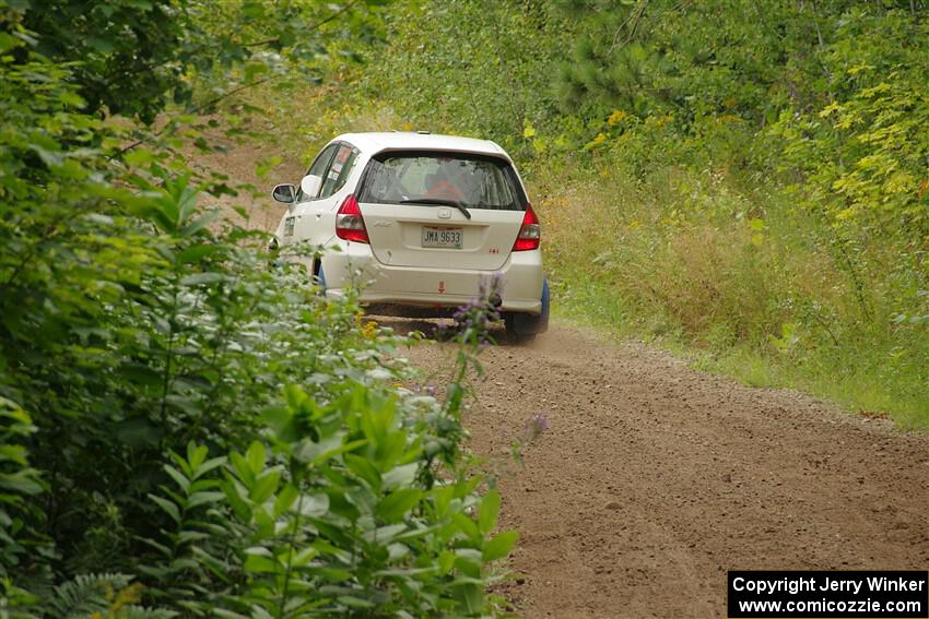 Nick Bukky / Bryce Proseus Honda Fit on SS1, Crossroads I.